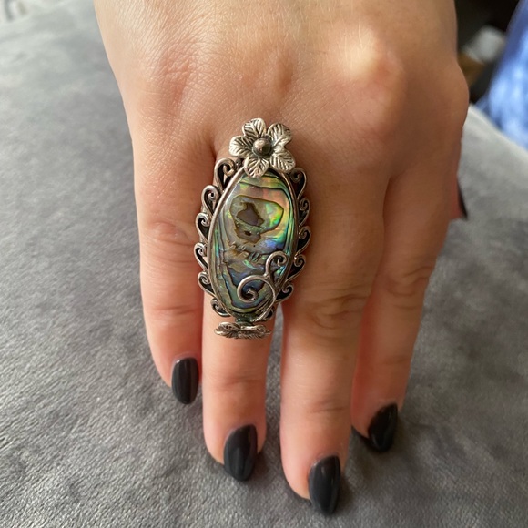 Jewelry - Abalone Shell Silver Ring